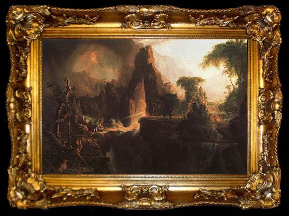 framed  Thomas Cole Expulsion From the Garden of Eden, ta009-2